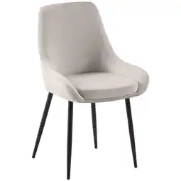 Netto Marken-Discount CLP Esszimmerstuhl Elmira Samt schwarz Farbe:grauMaterial Gestell:Metall matt schwarz Angebot