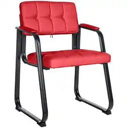 Netto Marken-Discount CLP Besucherstuhl Canada B Kunstleder Farbe:rot Angebot