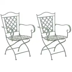 Netto Marken-Discount CLP 2er Set Stühle Adara Farbe:antik-grün Angebot