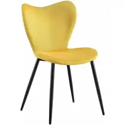 Netto Marken-Discount CLP Esszimmerstuhl Maika Stoff Farbe:gelbMaterial:Stoff Angebot