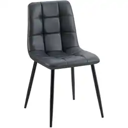Netto Marken-Discount CLP Esszimmerstuhl Antibes Kunstleder Farbe:schwarz Angebot
