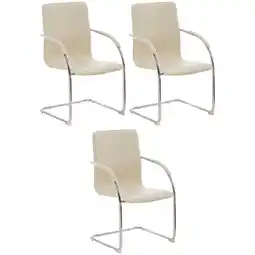 Netto Marken-Discount CLP 3er Set Stühle Melina Farbe:creme Angebot