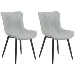 Netto Marken-Discount CLP 2er Set Stühle Brady Kunstleder Farbe:grauMaterial:Kunstleder Angebot