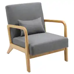 Netto Marken-Discount CLP Sessel Hibbing Stoff Farbe:hellgrau Angebot