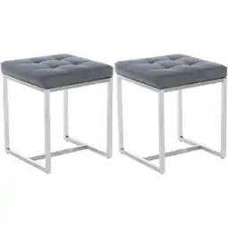 Netto Marken-Discount CLP 2er Set Sitzhocker Barci Farbe:grau Angebot