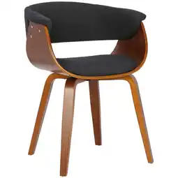 Netto Marken-Discount CLP Stuhl Bruce Stoff walnuss Farbe:schwarzGestell Farbe:walnuss Angebot