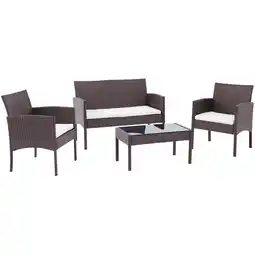 Netto Marken-Discount CLP Sitzgruppe Ramunda Farbe:braun Angebot