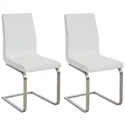 Netto Marken-Discount CLP 2er Set Esszimmerstühle Belfort Farbe:weiß Angebot