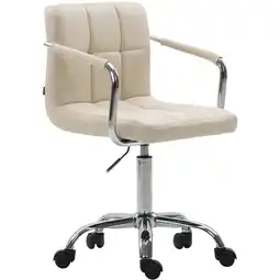 Netto Marken-Discount CLP Bürostuhl Lucy V2 Kunstleder Farbe:creme Angebot