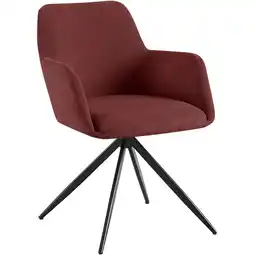 Netto Marken-Discount CLP Esszimmerstuhl Olema Cord Farbe:bordeauxrot Angebot