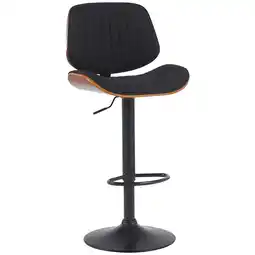 Netto Marken-Discount CLP Barhocker Clawson Stoff schwarz Farbe:walnuss/schwarzGestell Farbe:schwarz Angebot