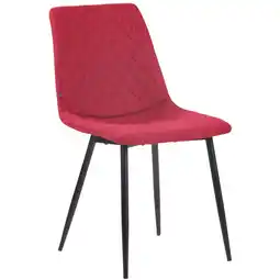 Netto Marken-Discount CLP Stuhl Telde Stoff Farbe:rot Angebot