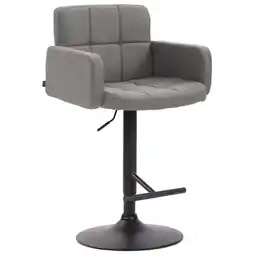 Netto Marken-Discount CLP Barhocker Los Angeles, Stoff schwarz Farbe:grauGestell Farbe:schwarz Angebot