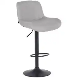 Netto Marken-Discount CLP Barhocker Solon Schwarz Stoff Farbe:hellgrauMaterial:Stoff Angebot