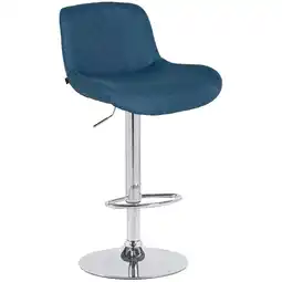 Netto Marken-Discount CLP Barhocker Solon Chrom Stoff Farbe:blauMaterial:Stoff Angebot