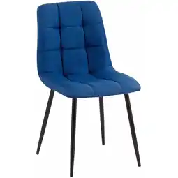 Netto Marken-Discount CLP Esszimmerstuhl Antibes Stoff Farbe:blau Angebot