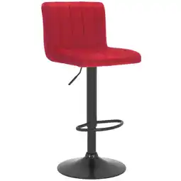 Netto Marken-Discount CLP Barhocker Jamie Samt Farbe:rot Angebot