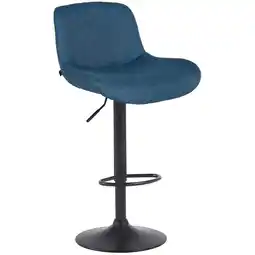 Netto Marken-Discount CLP Barhocker Solon Schwarz Stoff Farbe:blauMaterial:Stoff Angebot