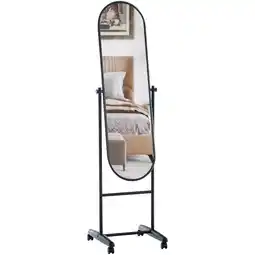 Netto Marken-Discount CLP Standspiegel Nane Oval Farbe:schwarz Angebot