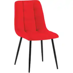 Netto Marken-Discount CLP Esszimmerstuhl Antibes Stoff Farbe:rot Angebot