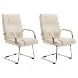 Netto Marken-Discount CLP 2er Set Stühle Attila Stoff Farbe:creme Angebot