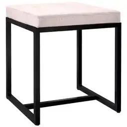 Netto Marken-Discount CLP Sitzhocker Barci B Samt Farbe:cremeMaterial:Samt Angebot