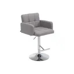 Netto Marken-Discount CLP Barhocker Los Angeles Stoff C Farbe:grauGestell Farbe:chrom Angebot