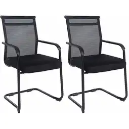 Netto Marken-Discount CLP 2er Set Besucherstühle Denny Farbe:schwarz Angebot