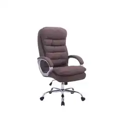 Netto Marken-Discount CLP Bürostuhl BIG Vancouver Stoff Farbe:braun Angebot