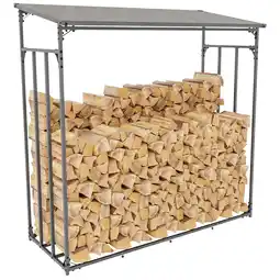 Netto Marken-Discount CLP Kaminholzunterstand Ruston Aluminium XL anthrazit Größe:XL Angebot