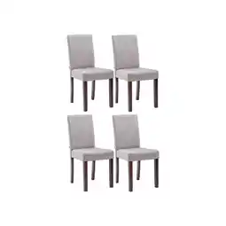 Netto Marken-Discount CLP 4er Set Esszimmerstuhl Ina Stoff cappuccino Farbe:hellgrauGestell Farbe:cappuccino Angebot