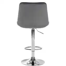 Netto Marken-Discount CLP 2er Set Barhocker Toni Samt chrom Farbe:dunkelgrauMaterial Gestell:Metall in Chromoptik Angebot