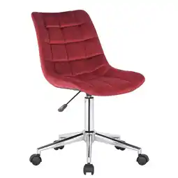 Netto Marken-Discount CLP Bürostuhl Medford Samt Farbe:rot Angebot