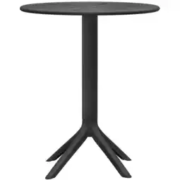 Netto Marken-Discount CLP Tisch Lacota rund 60 cm Farbe:schwarz Angebot