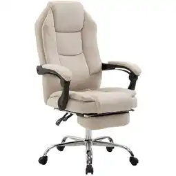 Netto Marken-Discount CLP Bürostuhl Castle Stoff Farbe:creme Angebot
