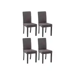 Netto Marken-Discount CLP 4er Set Esszimmerstuhl Ina Stoff schwarz Farbe:dunkelgrauGestell Farbe:schwarz Angebot