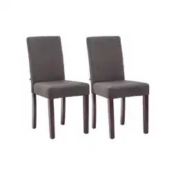 Netto Marken-Discount CLP 2er Set Esszimmerstuhl Ina Stoff cappuccino Farbe:dunkelgrauGestell Farbe:cappuccino Angebot