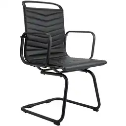 Netto Marken-Discount CLP Besucherstuhl Tomkin Kunstleder Farbe:schwarz Angebot