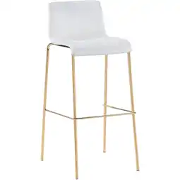 Netto Marken-Discount CLP Barhocker Hoover Samt 4-Fuß Gold Farbe:creme Angebot