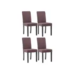 Netto Marken-Discount CLP 4er Set Esszimmerstuhl Ina Stoff schwarz Farbe:braunGestell Farbe:schwarz Angebot