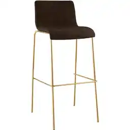 Netto Marken-Discount CLP Barhocker Hoover Stoff 4-Fuß Gold Farbe:braun Angebot