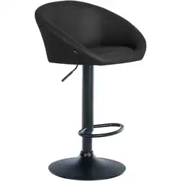 Netto Marken-Discount CLP Barhocker Davie Kunstleder schwarz Farbe:schwarzMaterial Gestell:Metall matt schwarz Angebot