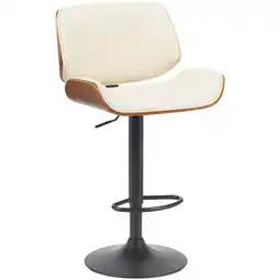 Netto Marken-Discount CLP Barhocker Beverley B Kunstleder Farbe:walnuss/creme Angebot
