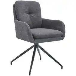Netto Marken-Discount CLP Esszimmerstuhl Pickett Stoff Farbe:dunkelgrau Angebot