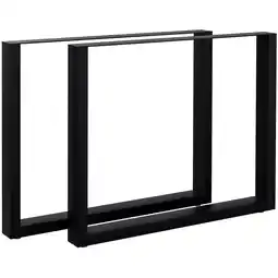 Netto Marken-Discount CLP 2x Tischbeine Ilkan, 90 cm Farbe:schwarzGröße:90 cm Angebot