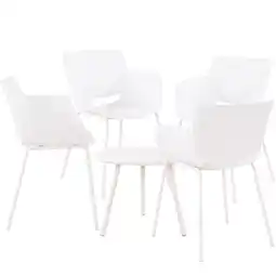 Netto Marken-Discount CLP Sitzgruppe Berena 4er Farbe:weißSet-Inhalt:4 Stühle Angebot