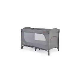 Netto Marken-Discount Cangaroo Reisebett Skyglow Laufstall 2 Räder mit Bremsen Matratze Seiteneingang grau Angebot