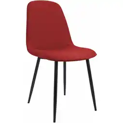 Netto Marken-Discount CLP Esszimmerstuhl Maryam Stoff Farbe:rotMaterial:Stoff Angebot