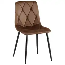 Netto Marken-Discount CLP Esszimmerstuhl Clairton Samt Farbe:braunMaterial:Samt Angebot