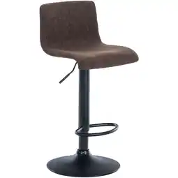 Netto Marken-Discount CLP Barhocker Hoover Stoff B Farbe:braunMaterial Gestell:Metall matt schwarz Angebot